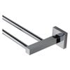 MIXX 750mm Chrome Chia Square Double Rail
