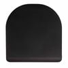 Commode Seat Cover - Premium Black Waterproof Cushion For Comfort And Hygiene