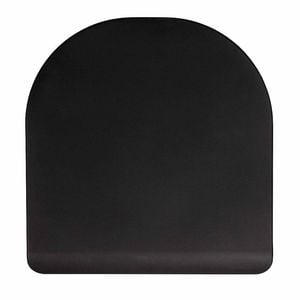 Commode Seat Cover - Premium Black Waterproof Cushion For Comfort And Hygiene