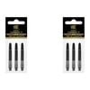 6pc Target Carbon-ti Titanium Shaft/dart Stem Replacement Accessory Short Blk