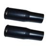 2PK Universal Vacuum Cleaner Rod Adaptor Tool 32mm To 35mm Black Connector