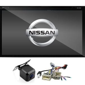 Elinz Nissan 7" In Dash Head Unit DVD Player Double DIN Octa Core Android 10 GPS WiFi Reverse Camera Car Stereo T3