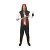 More Than Party Adult Pirate Costume Brown Vest Red Sash One Size Fits Most