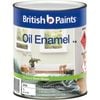 British Paints 1L White Semi Gloss Enamel Paint