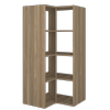 Lugna 1424 x 682 x 390mm Cove 4x2 Cube Corner Unit