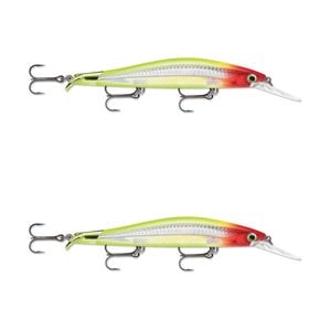2x Rapala 12cm RipStop Shallow Jerkbait Hard Body Fishing Lures - Clown
