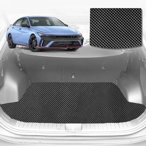 6D Diamond Car Boot Mat for Hyundai i30 N Sedan2021-Current-Cargo Mat-Black-Outback GT