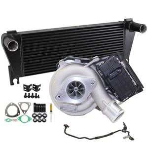 Upgrade Billet Turbo Charger With 70mm Intercooler And Genuine Oil Feed Pipe For Ford Ranger 2.2L 2015 Onwards