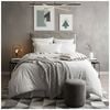 Renee Taylor Comfort T’s Organic Cotton Jersey Quilt Cover Set Grey Marle Single