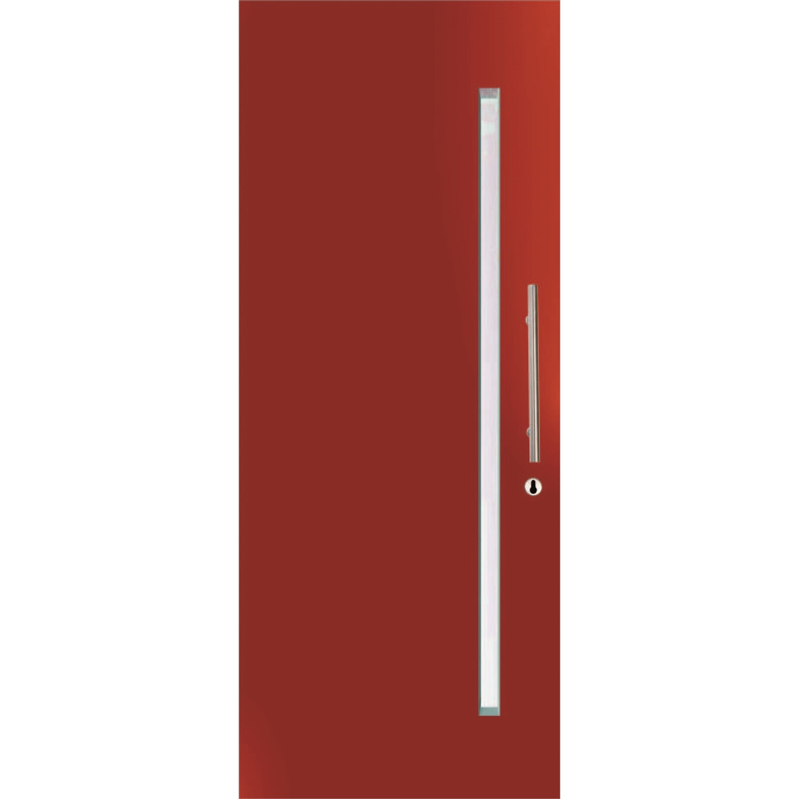 Hume Doors & Timber 2040 x 820 x 40mm Clear Glass Verve Entrance Door product image