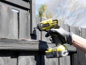 A Ryobi power drill