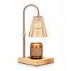 Adjustable Candle Warmer Lamp with Timer for Home Decor and Aromatherapy (Amber)