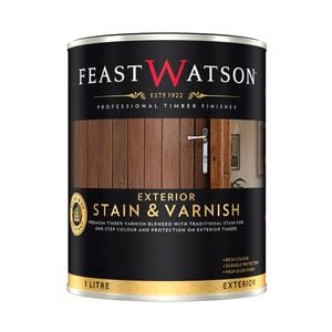 Feast Watson 1L Exterior Swan River Jarrah Stain And Varnish