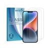 2 Pack MEZON iPhone 14 Plus (6.7") Clear Tempered Glass Screen Protectors