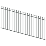 ProtectorAl 1201-2400W x 1200H Monument Spear Top Pool Fence Panel Raked Up to 15º