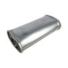 Redback 2-1/4" Performance Muffler Centre/centre - 5" X 3" Oval, 12" Long, Aluminised Steel