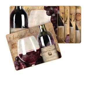 Cinnamon Old World Wine Placemats Set of 6