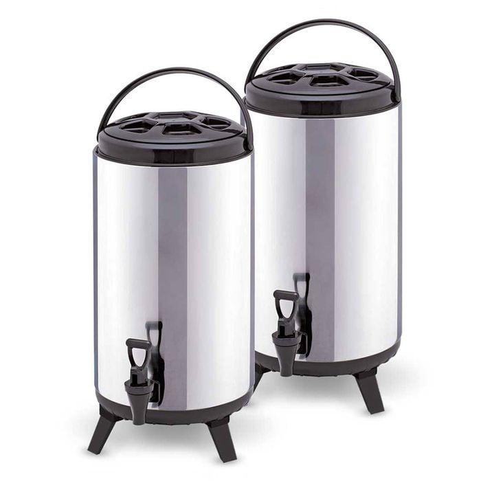 SOGA 2X 16L Portable Insulated Barrel Brew Pot with Dispenser