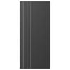 Thermtek 2040 x 820 x 41mm Parkwood Aluminium Entrance Door ATVV03