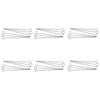 6x 6pc Appetito Chrome Skewers 10"/25cm Home Kitchen Cooking