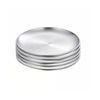 SOGA 23cm Premium Silver Grilling Plate Durable, Heat-Resistant Perfect for BBQs and Outdoor Cooking Kitchen Essential