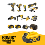 DeWALT 18V XR 4.0Ah 9 Piece Combo Kit DCZ901M2-XE