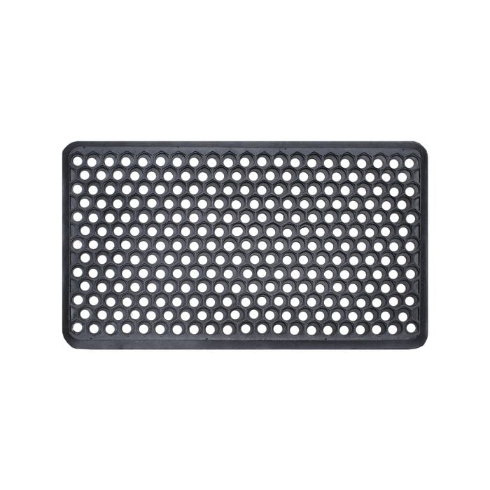 Axton 450 x 750mm Black Honeycomb Rubber Mat