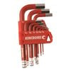 Kincrome 9 Piece Short Series Hex Key and Wrench Set