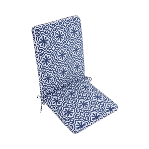 Mojo Blue & White Marrakesh Mid Back Cushion