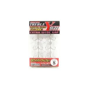 Decoy YW77 Wide Gap Extra Strong Treble Fishing Hook 8