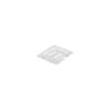 Cambro 1/6 Size Food Pan Cover With Handle and Notch Polycarbonate Clear 162x176mm