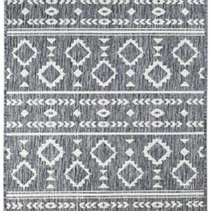 Long Island 3333 Gu6e 80x150 Grey Cream Runner