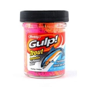 50g Tub of Berkley Gulp! Sherbet Burst Floating Trout Bait Dough