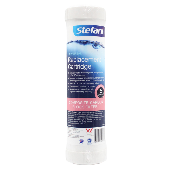 Stefani 5 Micron Composite Carbon Block Filter