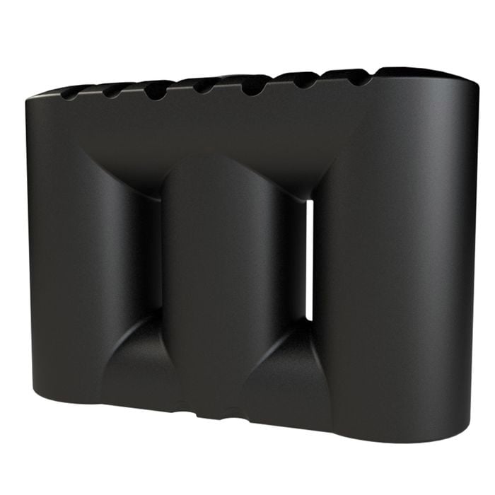 Melro Tanks 5000L Black Slimline Poly Water Tank