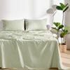 Dreamaker Linen Cotton Sheet Set Sage - Double Bed
