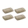 4PK Christy Cirrus Face Washer Combed Cotton 450GSM Fast Drying Latte