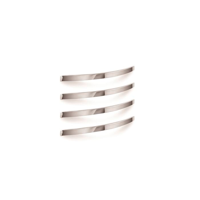 Forme Curved 600 Single Bar Heated Towel Rail