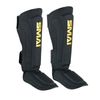 SMAI Gold Series Muay Thai Shin Guards - Black/Gold - M