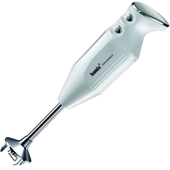Bamix 350w Maxx Immersion Stick Mixer Blender In White Swiss Made