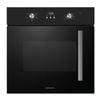 Kleenmaid 60cm 75L Black Side Opening Multifunction Oven