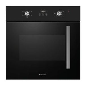 Kleenmaid 60cm 75L Black Side Opening Multifunction Oven