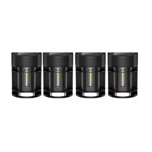Litogo [4PK] Solar Deck Lights LED Solar Fence Lights for Outdoor Waterproof