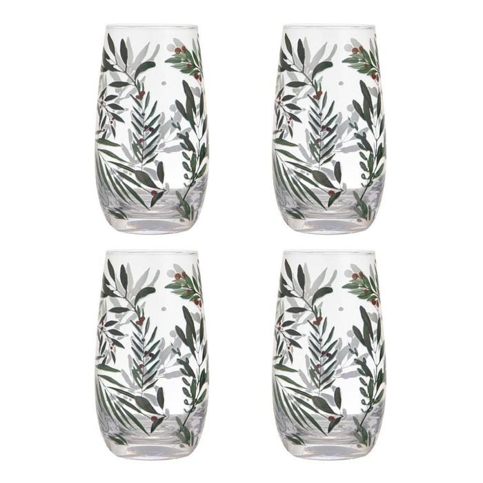 Ladelle Garland Set Of 4 Highball Tumbler