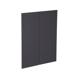 Kaboodle 900mm Country Grey Fig Medium Pantry Doors - 2 Pack