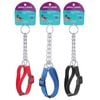 3PK Paws & Claws Chain Dog Pet Training Collar 40-60cm w/ Webbing Large - Assorted