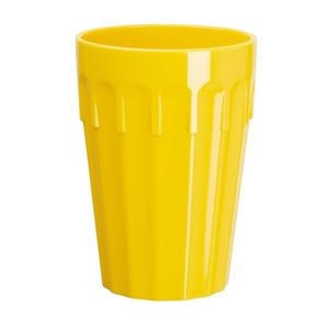 Olympia Kristallon Polypropylene Tumblers Yellow 253.8ml 12 Pack Drinkware Dining Tableware