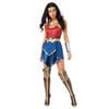 Wonder Woman 1984 Deluxe Adult Halloween Costume with Dress, Tiara and Gauntlets, Large