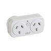 Click Right Hand Double Adaptor With Surge - Right