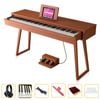 Maestro MDP470LW Ultra-Compact Digital Piano w/ 88 Hammer Action Keys & Slide-Out Keyboard